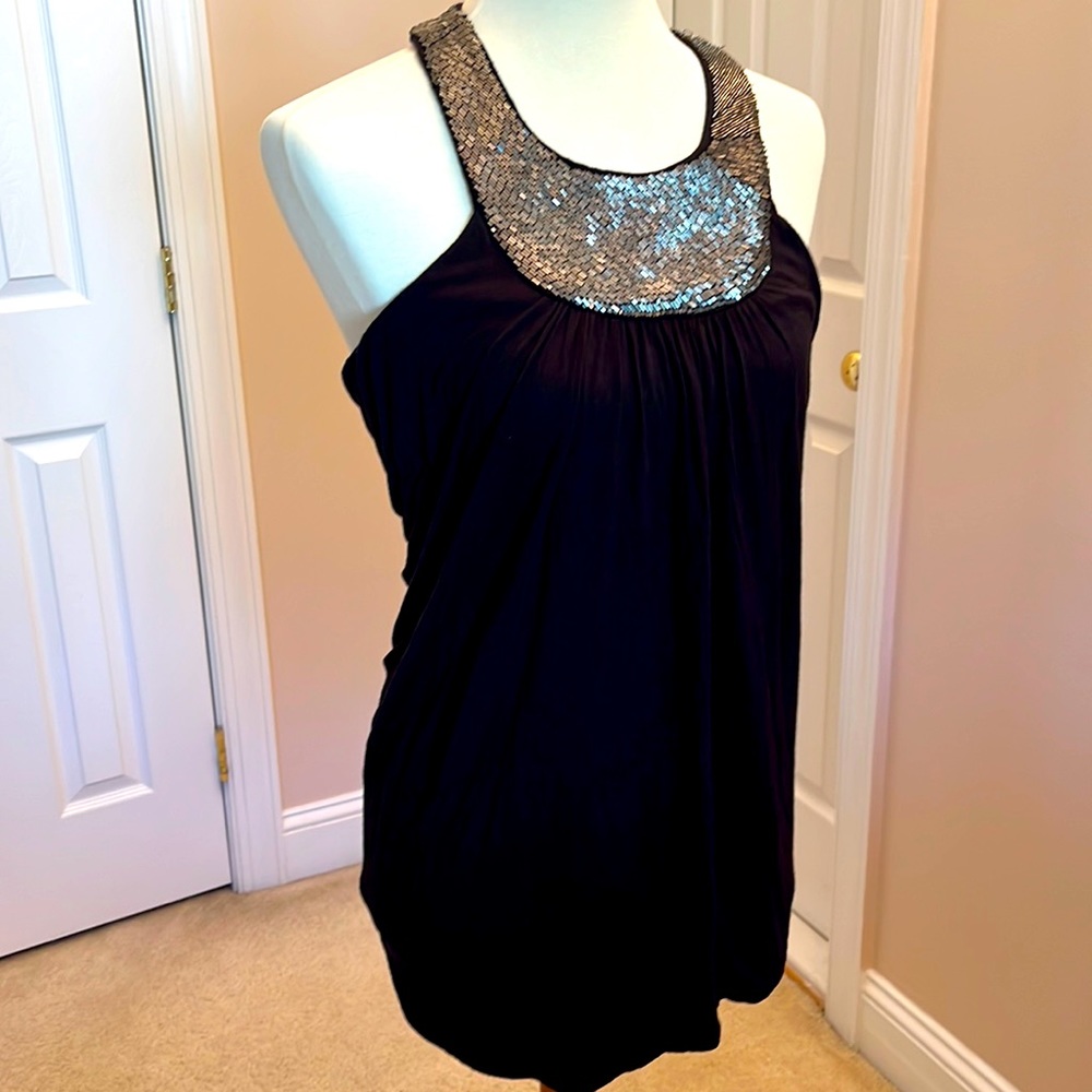 Never worn Guess black tunic/mini dress
